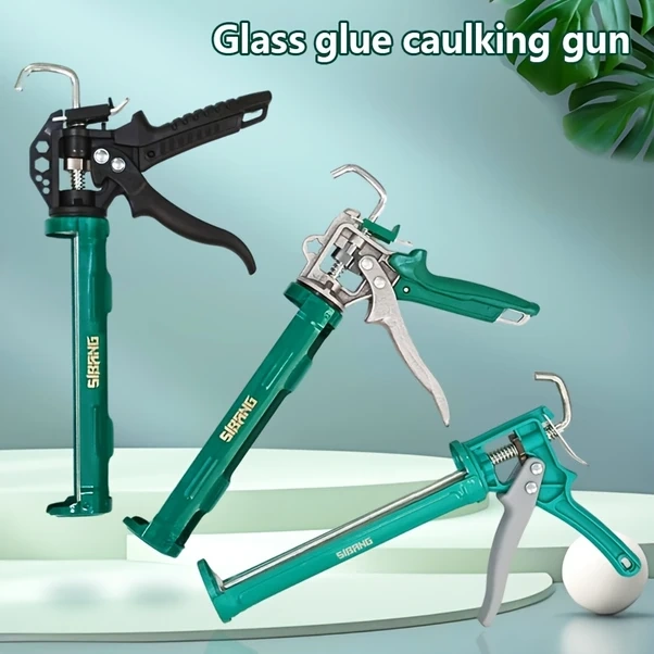 Gateesat 1 Adet Koyu Yeşil Derz Tabancası Manuel Otomatik Sızdırmazlık Aleti