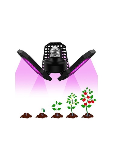 Moly Yunboo E27 144 Led Kırmızı-mavi Bitki Büyüme Lambası 85-265v Seracılık Lambası Çok Renkli Çok Renkli