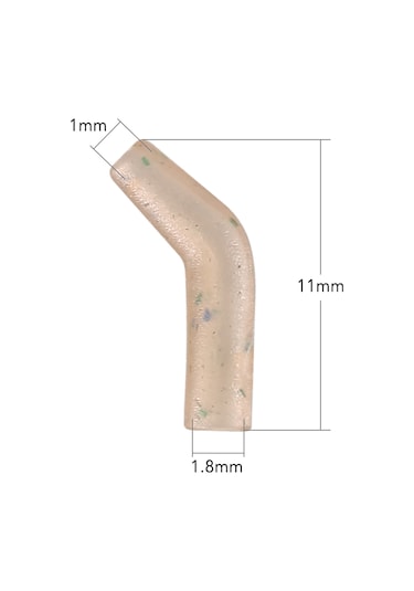 Kangvka Carp Balıkçılığı İçin Tpr Anti-dokunma Kolu Asker Yeşili , 11mm Uzunluk, 30 Adet