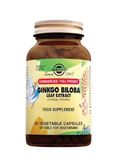 Solgar Ginkgo Biloba Leaf Extract 60 Kapsül