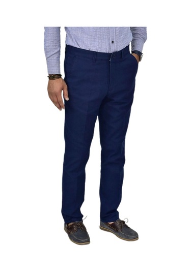 Erkek Kanvas Yazlık Pantolon Klasik 1291 Bgl-st04604 Lacivert
