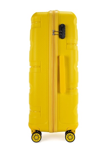Wexta Wx-pp13 Carbon Sarı Kabin Boy Polipropılen Valiz Sari