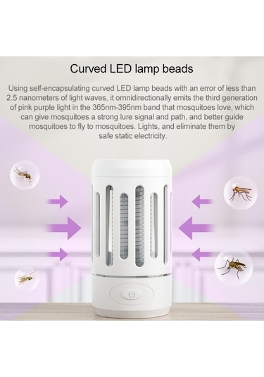 Willowhaven Youpin Y8ek Led Sivrisinek Kovucu Lamba, Kırmızı, 70x70x120mm, 3w, Ipx4