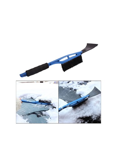 Sones Çok Fonksiyonlu Araç Ön Camı Kar Küreği Temizleme Fırçası Kırmızı