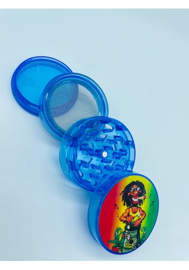 Bobmarley Plastik 4parça Tutunöğütücü Grinder//50mm-gp50