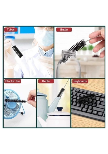 3 Lü 24 Cm Pipet Temizleme Teli İnce Alanlar İçin