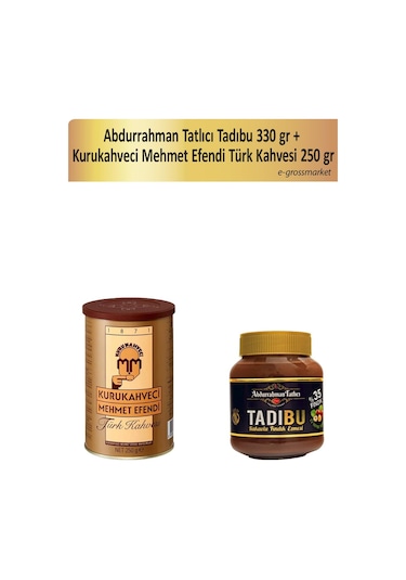 Abdurrahman Tatlıcı Tadıbu 330 G + Kurukahveci Mehmet Efendi Türk Kahvesi 250 G