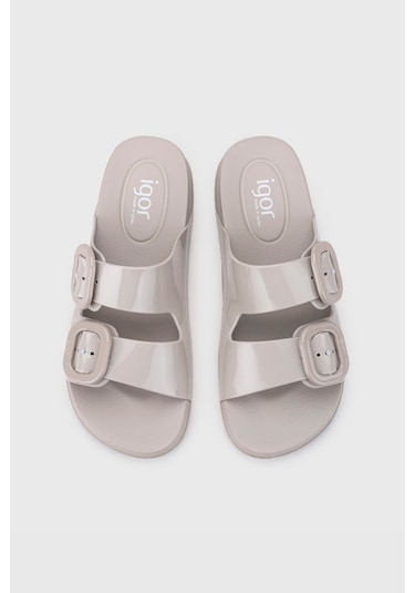 Igor Habana Brillo Kum Rugan Kadın Terlik S10334-100 Kum Beji Bej