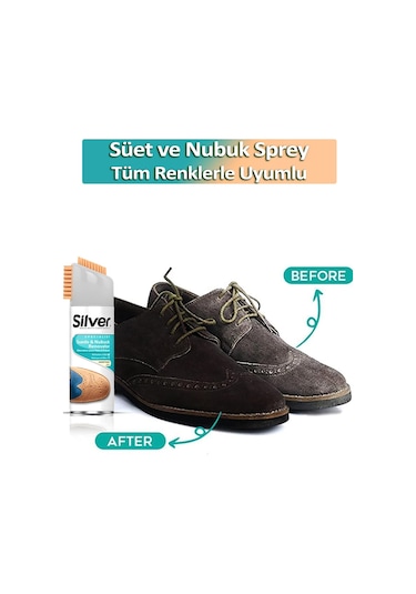 Süet ve Nubuk Yenileyici Sprey Boya Su İtici Etkili Natural 200ML Beyaz