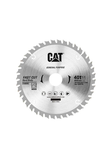 Cat Da08002 184x30mm Ahşap Kesme Elmas, Daire Testere Bıçağı 40 Diş Fr Da08002