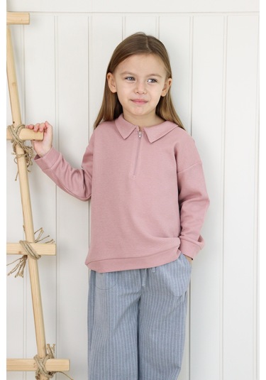 Miababy Gri Çizgili Pantolon 6119