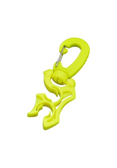 Suntek Dalış Hortumu Tutucu Klipsi Yaylı Kanca Çift Bcd Sarı