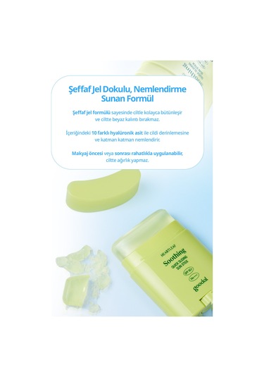 Jel Yapılı Şeffaf Stik Güneş Kremi Goodal Heartleaf Soothing Quick Sliding Sun Stick Spf 50+ Pa++++