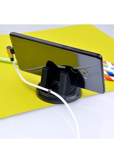 Araba Cep Telefonu Tutucu Kaymaz Silikon 360 Derece Dönen Gösterge Paneli Otomobil Evrensel Çok Fonksiyonlu Navigasyon