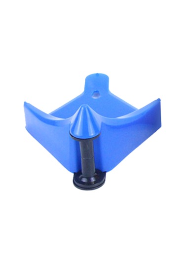 Geeksen Araç Yıkama Hortumu Kılavuzu - 4'lü Paket Mavi Lastik Hortum Yuvarlayıcı