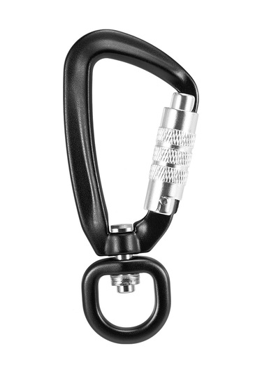 Leezsing Lixada 360 Dönebilen Otomatik Kilitlenmeli Karabina - 1100lb Dayanıklı Alüminyum Kamp & Dağcılık Ekipmanı Çok Renkli