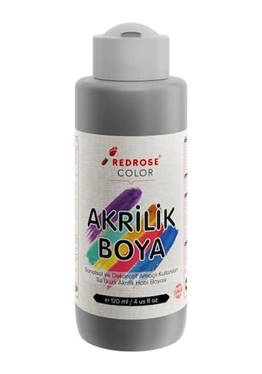 Gri Akrilik Boya 120 Ml 0,15 L