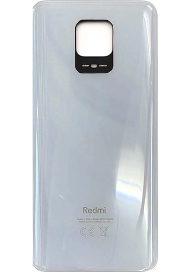 TeknikEvim Xiaomi Redmi Note 9 Pro Arka Kapak Batarya Kapağı (CAM) BEYAZ