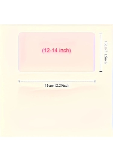 Chuangyinshop 12-14 Inç Macbook Uyumlu Air/pro İçin Şeffaf Ultra İnce Su Geçirmez Klavye Koruyucu