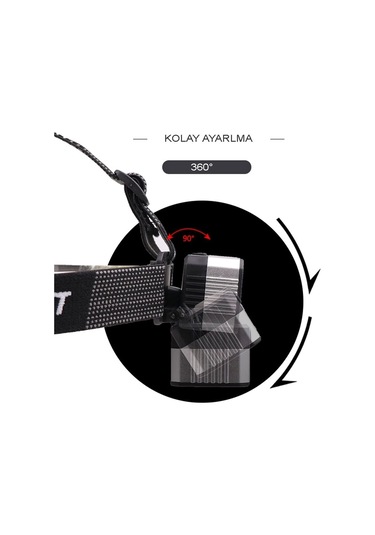 4 Modlu Sensörlü Şarjlı Güçlü Kafa Lambası Wt-248 Renkli