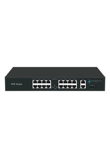 16port 200w Full Poe 08ods-16p2u-200 10/100 2x-uplınk Yönetilemez Switch-126319