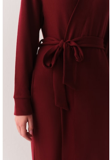 Suwen Strite Uzun Sabahlık Sh26253615l020 Bordo