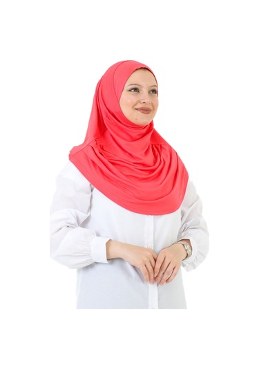 Hazır Giyim Türban Yumuşak Başörtü Şal - Pembe Pembe