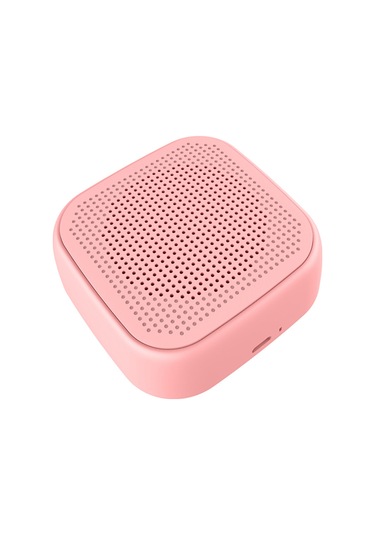 Yunboo M1 Bluetooth 5.0 Hoparlör, 3w Hi-fi Ses, 1000mah Pil, Taşınabilir Dış Mekan Mini Subwoofer, Pembe