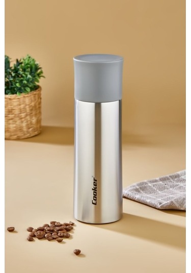 Cooker Paslanmaz Çelik 0,40 Litre Termos Gri CKR2056