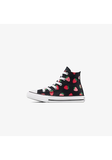 Converse Chuck Taylor All Star Strawberries Çocuk Siyah Sneaker A14928c Siyah