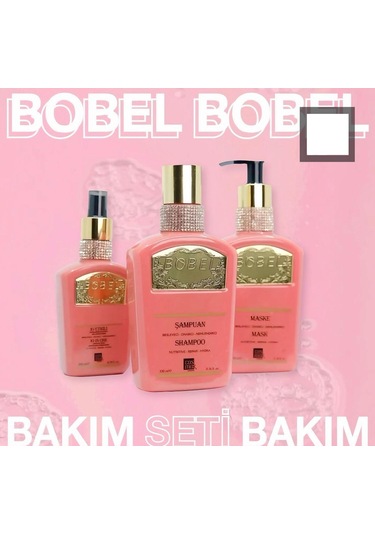 Bobel Keratin Onarıcı Besleyici ve Nemlendirici Bakım Seti