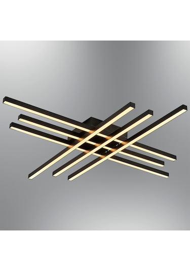 Özcan Aydınlatma 3151-2-19 B.Merit Armatür 6 Çubuklu Siyah