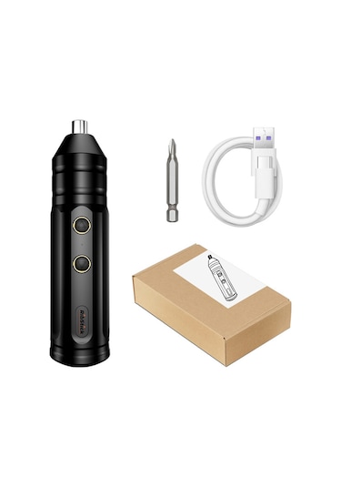 Geeroyoo Usb Şarjlı Mini Elektrikli Tornavida Seti - Taşınabilir Ve Çok Fonksiyonlu El Aleti, Dahili Pil İle Kullanım Kolaylığı