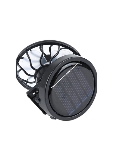 Kangvka Güneş Enerjili Klipli Mini Fan 2 Adet - Dış Mekan Sporları İçin Portatif, Pil Gerektirmeyen Soğuk Rüzgar