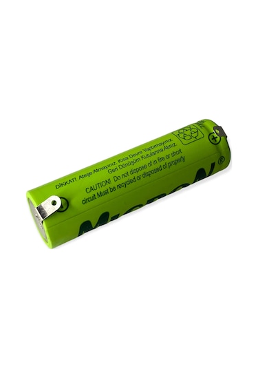 1.2 V 1800 Mah Kalem Aa Şarjlı Tıraş Makinesi Pili