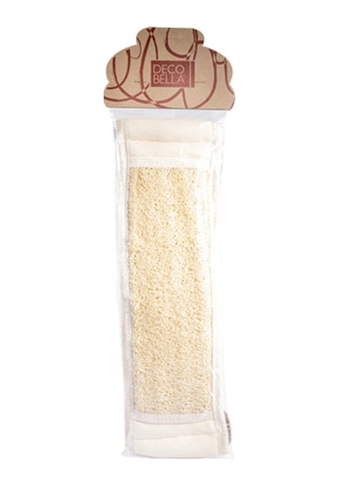 Deco Bella Organic Bath Fiber Kabak Banyo Lifi 3'lü Set Bej