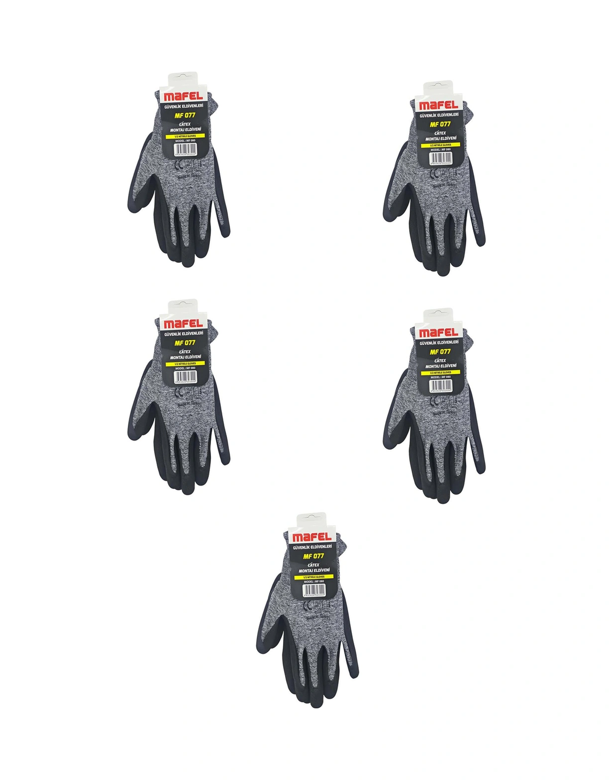 Mafel Mf-77 Nitril İş Güvenlik Eldiven - 10/xl - 5 Çift