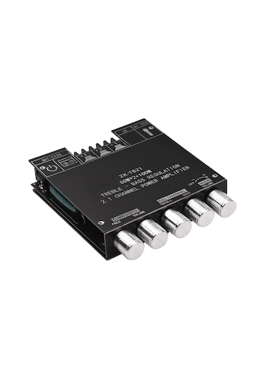 Ruicoo 2.1 Kanal Bt 5.0 Hoparlör Güçlendirici Modülü - Aux Girişi, Tiz Ve Bass Ayarı, 50wx2+100w, Dıy Seti