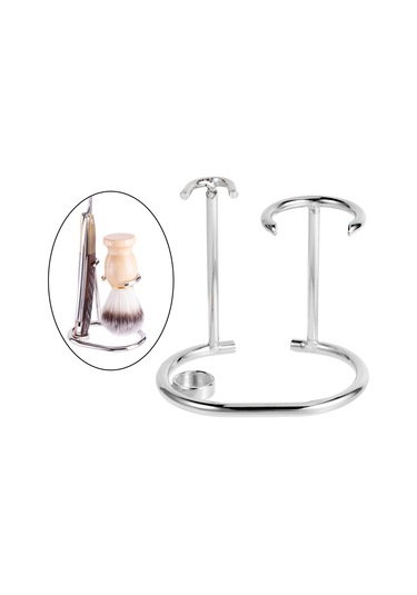 Suntek Erkekler Banyo Tıraş Bıçağı Ve Fırça Gümüş