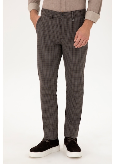 U.s. Polo Assn. Erkek Mor Pantolon Kanvas-chino 50291198-vr038 Mor