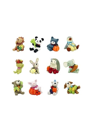 Lijinxu Magideal Reçine Zanaat Küçük Hayvan Figürleri Saksı Bir-fil