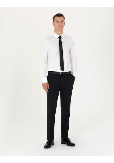 Pierre Cardin Erkek Beyaz Basic Gömlek 50277144-vr013 Beyaz