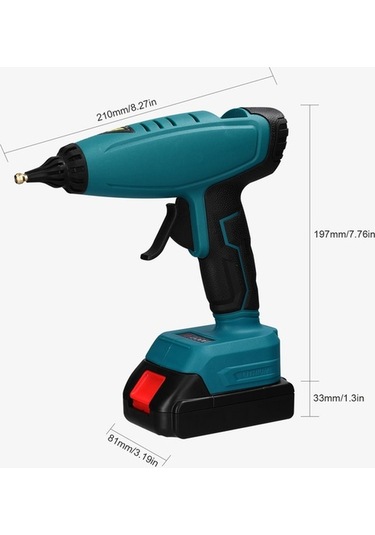 Dancemonkey Elektrikli Sıcak Tutkal Makinesi, Kablosuz Lityum Tabancası