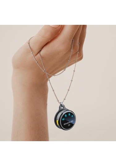 Manyetik Kablosuz Lavalier Mikrofon Ses Video Kayıt Mikrofonu