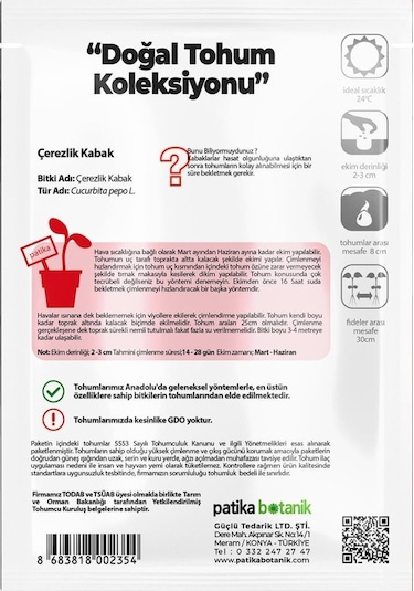 30 Adet Çerezlik Kabak Tohumu
