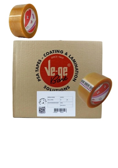 Vege Leopar 45x100 Şeffaf Koli Bandı Koli Bant 48'adet 2 Koli 9