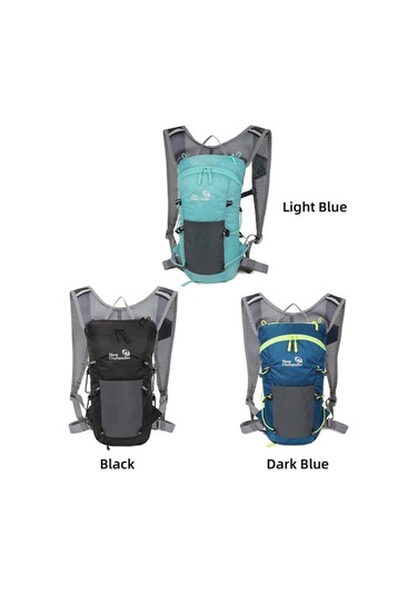 Dancemonkey Yürüyüş Su Sırt Çantası: 2l Su Mesanesi, Geçirmez, Kamp İçin Koyu Mavi Koyu Mavi