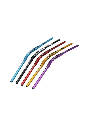 Artfulabode Yol Yokuş Yarış X Renkli Lunje Kol Gidon Geniş Mtb Bisiklet Bar 780mm/mor 720-780mm 31.8 - Fm Mor