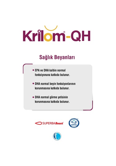 Krilom-QH Krill Oil & Ubikinol 30 Yumuşak Kapsül