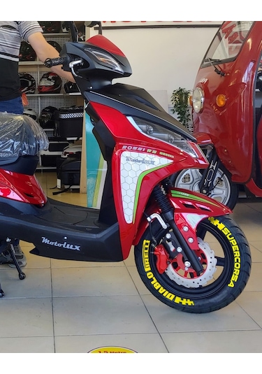 Diablo Supercorsa Lastik Yazısı Scooter Sticker 8 Adet